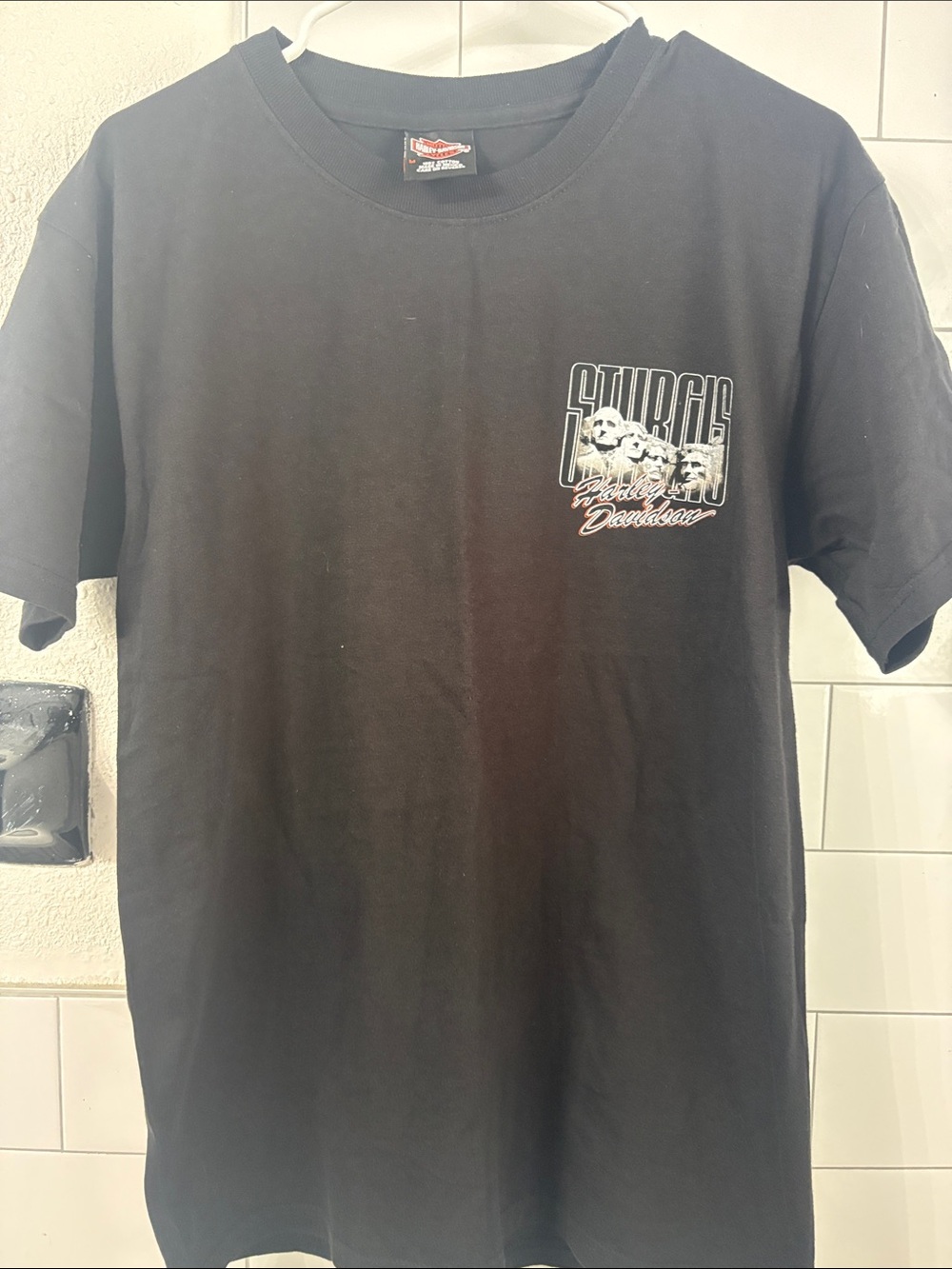 Harley-Davidson Black Sturgis Skull Graphic Short Sleeve Tee